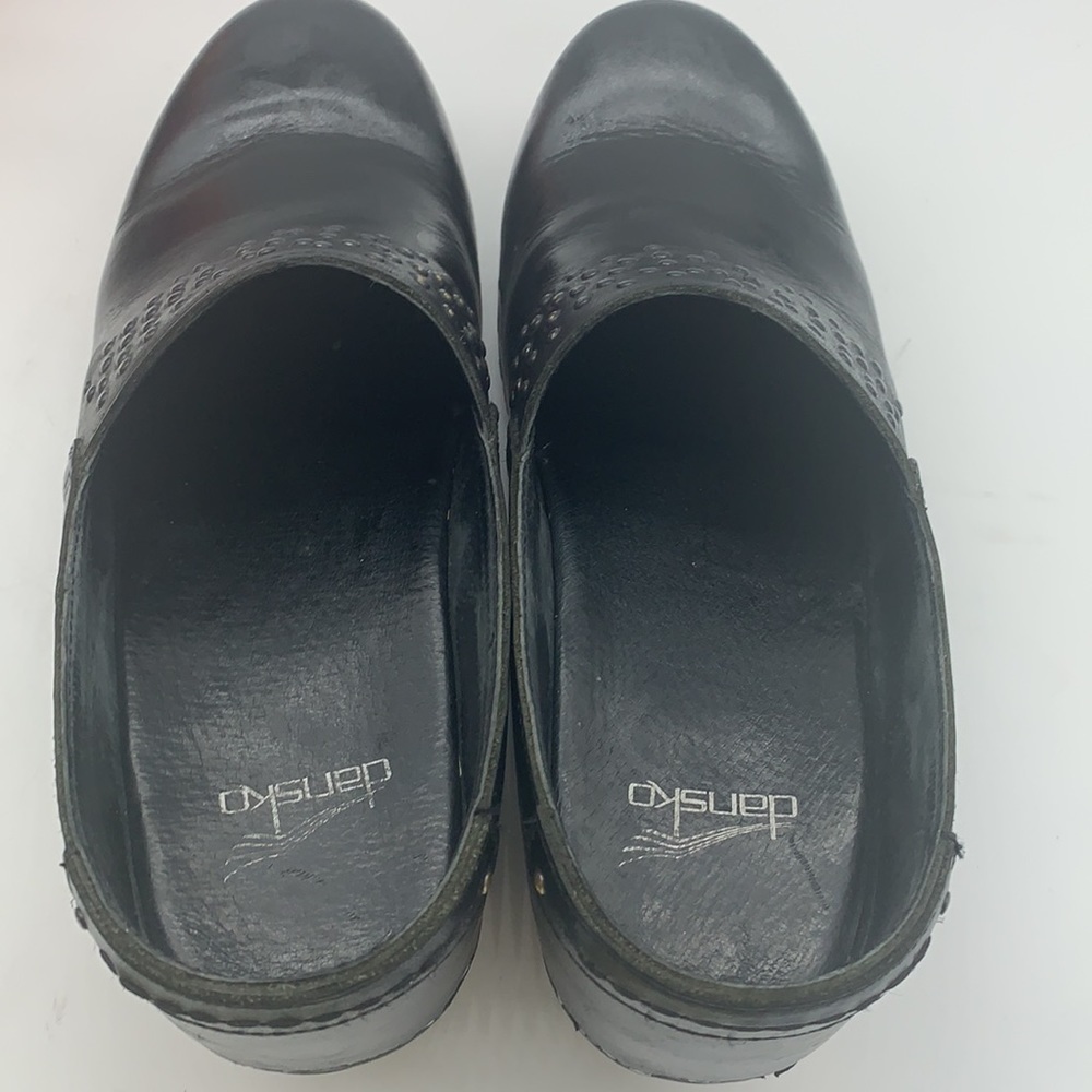 Dansko Black Studded Clogs Sz 38. DAN0207A - Picture 5 of 8